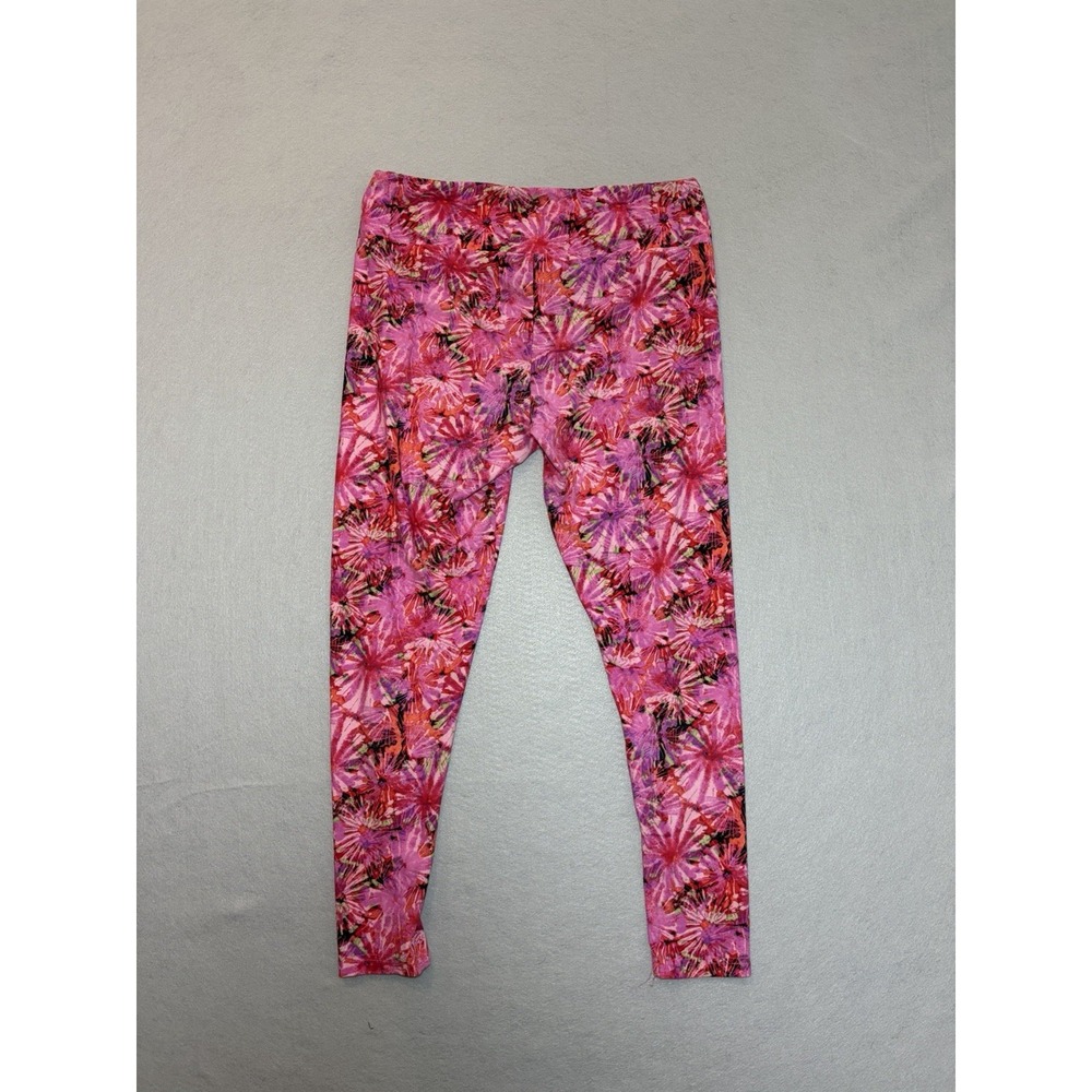No Boundaries Womens XXL Pink Tie-Dye Leggings Stretch High Rise - Picture 5 of 7